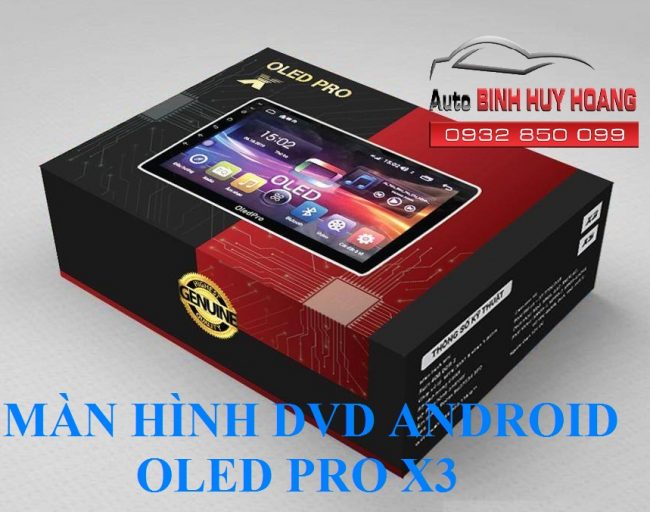 Màn hình ô tô DVD Android Oled Pro X3