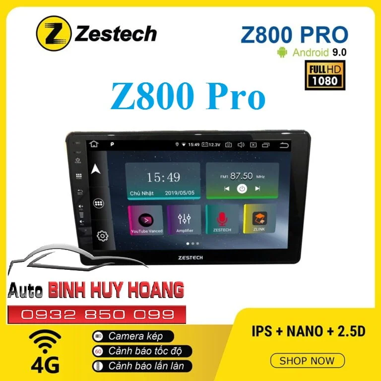 Màn hình ô tô DVD Android Z800 Pro